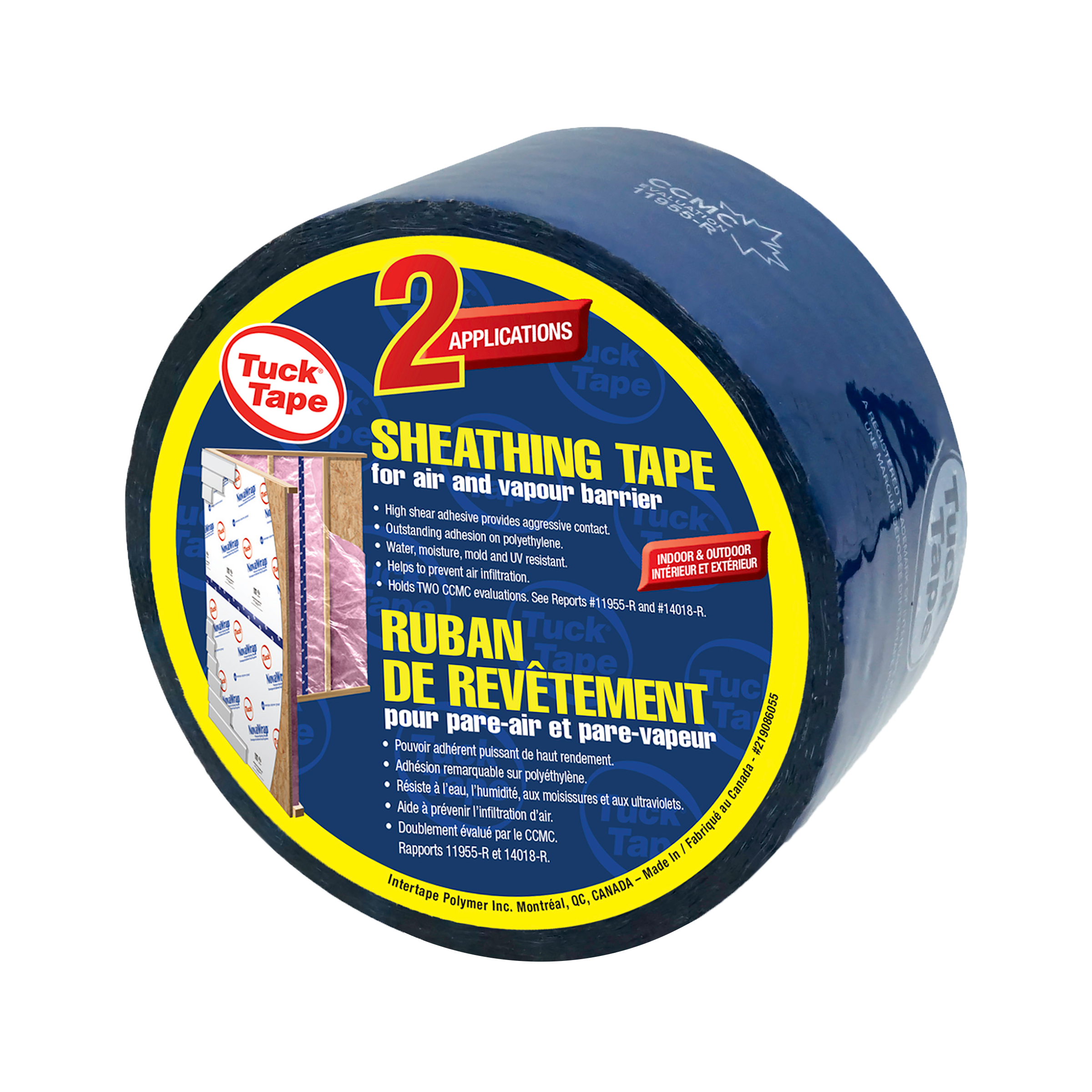 Blue PE Vapor Barrier Tape